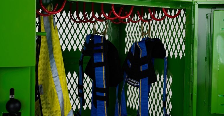 Safety Kage Fall Protection Storage