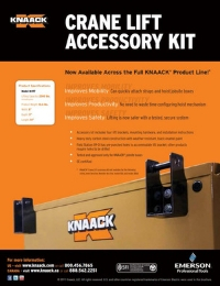 KNAACK Crane Lift Accessory Kit for Jobsite Storage Flyer